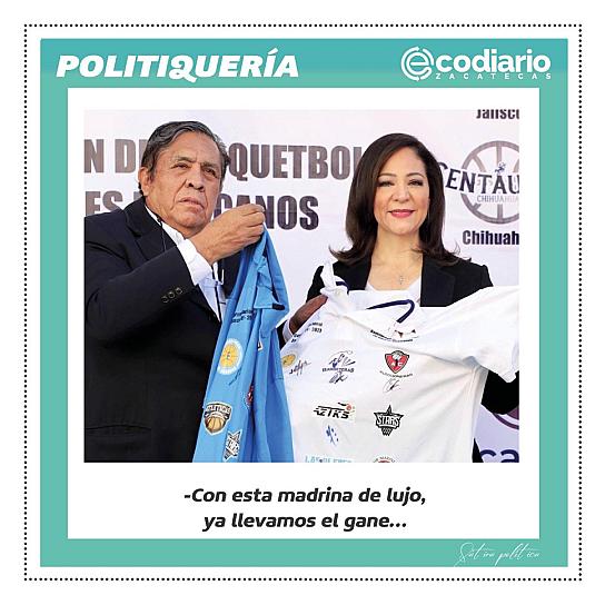 -Con esta madrina de lujo, ya llevamos el gane...