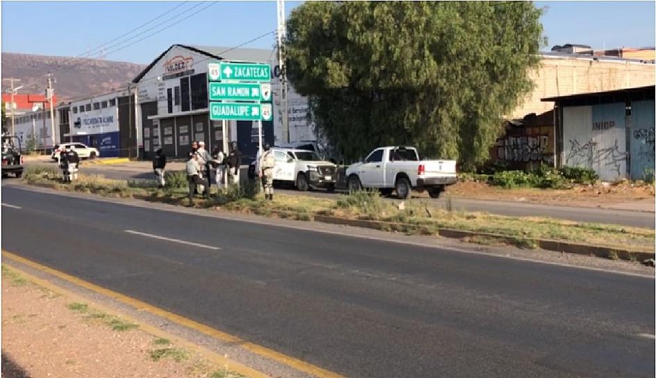 CONFIRMA VOCERÍA DE LA SSP EL HALLAZGO DE CUERPOS EN BOLSAS DE PLÁSTICO Y NARCO MENSAJE EN GUADALUPE 