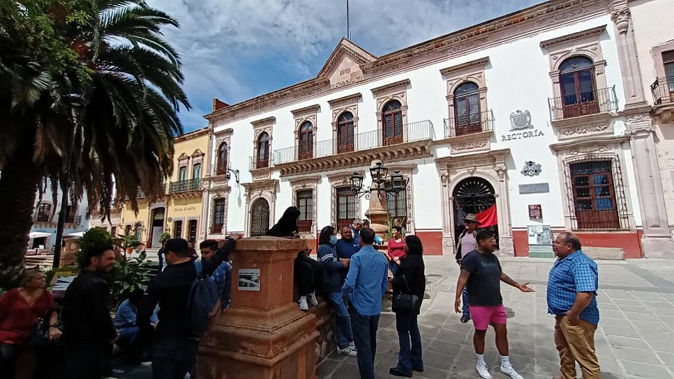 CONFLICTO INTERSINDICAL LLEVAN A LA TOMA DE INSTALACIONES DE LA UAZ