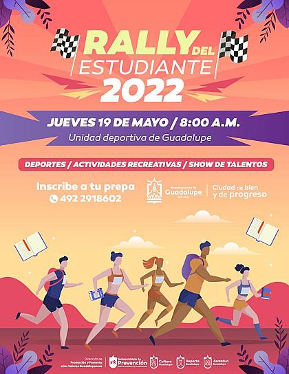 CON LA ORGANIZACIÓN DE RALLY FESTEJAN A ESTUDIANTES GUADALUPENSES