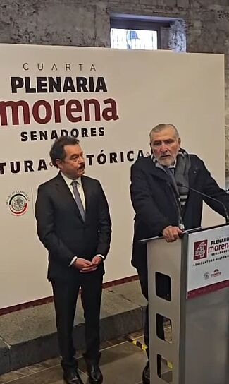 RENUNCIA ADÁN AUGUSTO A COORDINACIÓN DE MORENA EN SENADO