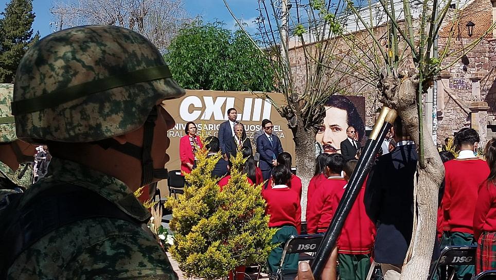 CONMEMORAN ANIVERSARIO LUCTUOSO DE JESÚS GONZÁLEZ ORTEGA 