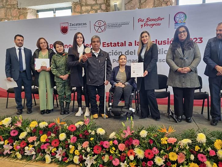 CON PREMIO ESTATAL POR LA INCLUSIÓN, CONMEMORA GOBIERNO DÍA INTERNACIONAL DE LAS PERSONAS CON DISCAPACIDAD 