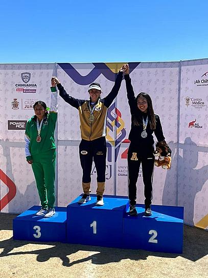  CONQUISTA LA UAZ SUS PRIMERAS TRES MEDALLAS EN LA UNIVERSIADA NACIONAL 2022