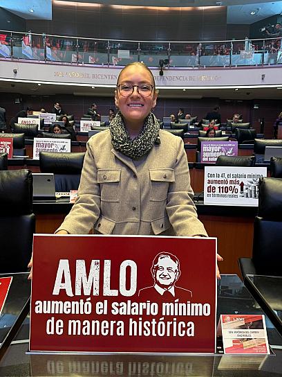 CON REFORMA EN MATERIA DE SALARIOS SE FORTALECE EL BIENESTAR DE LAS FAMILIAS: VERÓNICA DÍAZ.