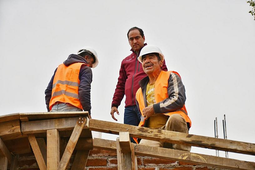 Construyen aula de usos múltiples en jardín de niños de la colonia Ojo de Agua en Guadalupe 