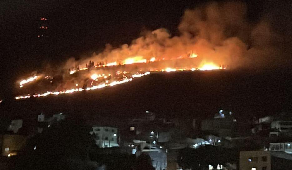 CONSUMIDAS, 16 HECTÁREAS DE HIERBA SECA POR INCENDIO FORESTAL EN EL CERRO DEL GRILLO 