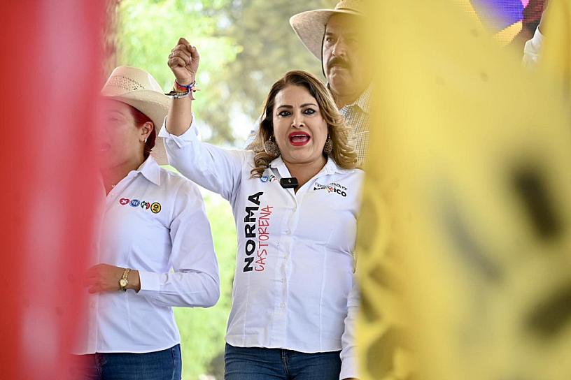 CON SU VOTO VAMOS A GANAR: NORMA CASTORENA