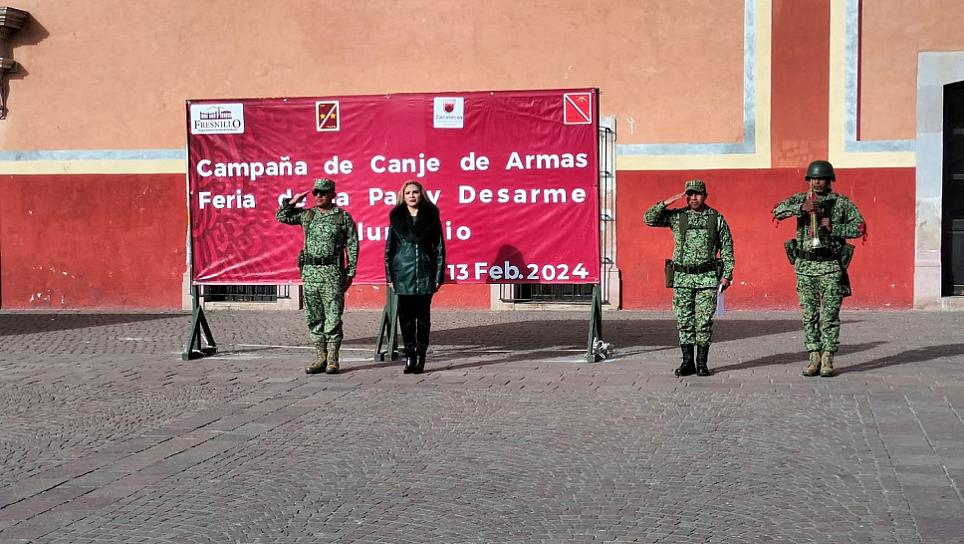 CONTINÚA CAMPAÑA DE CANJE DE ARMAS EN MUNICIPIOS 