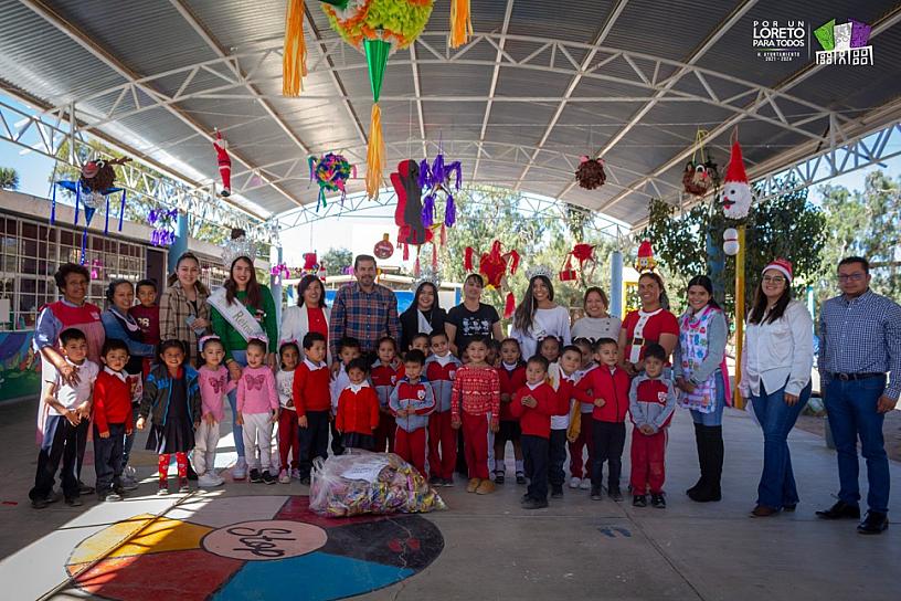 CONTINÚA LA CARAVANA DE ENTREGA DE BOLOS A NIÑOS LORETENSES
