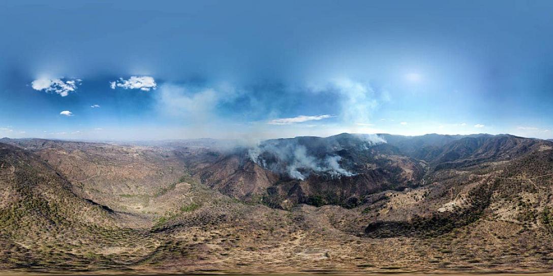 CONTINÚAN INCENDIOS FORESTALES EN EL TEÚL; AHORA EN LAS AZUCENAS 