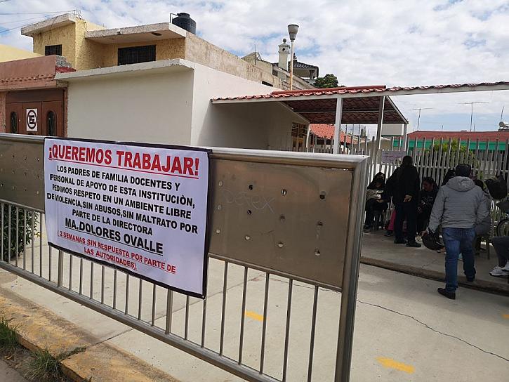 CONTINÚA TOMADO EL PREESCOLAR FRANCISCO GOITIA 