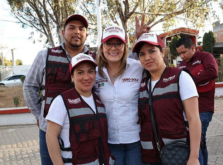 CONTINÚA VERO DÍAZ EN PRO DE LA 4T