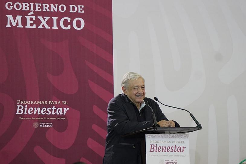 CONTINUARÁ LA 4T EN BUENAS MANOS, AFIRMA AMLO EN SU VISITA A ZACATECAS