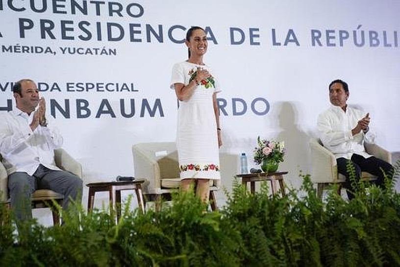 CONTINUARÁ LA ATRACCIÓN DE INVERSIONES PARA YUCATÁN: SHEINBAUM