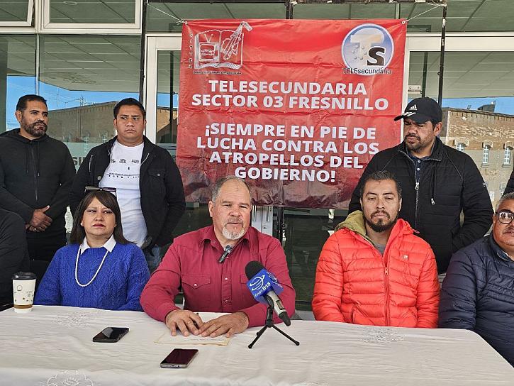 CONTINUARÁN MANIFESTACIONES DE DOCENTES DE TELESECUNDARIA EN FRESNILLO