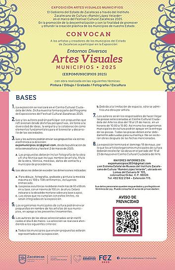 Convoca IZC a artistas visuales de los municipios a participar en el Festival Cultural 2025