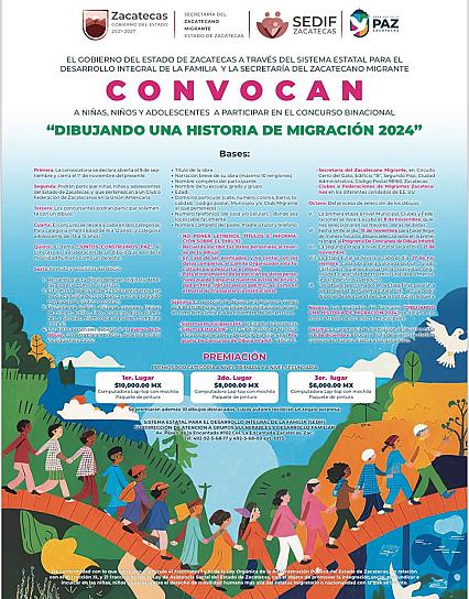 CONVOCA SEDIF A CONCURSO INFANTIL DIBUJANDO UNA HISTORIA DE MIGRACIÓN