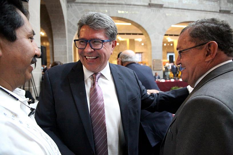 CONVOCA SENADOR RICARDO MONREAL A LA UNIDAD; LLAMA A SENADORES DE MORENA NO OLVIDAR SU ORIGEN