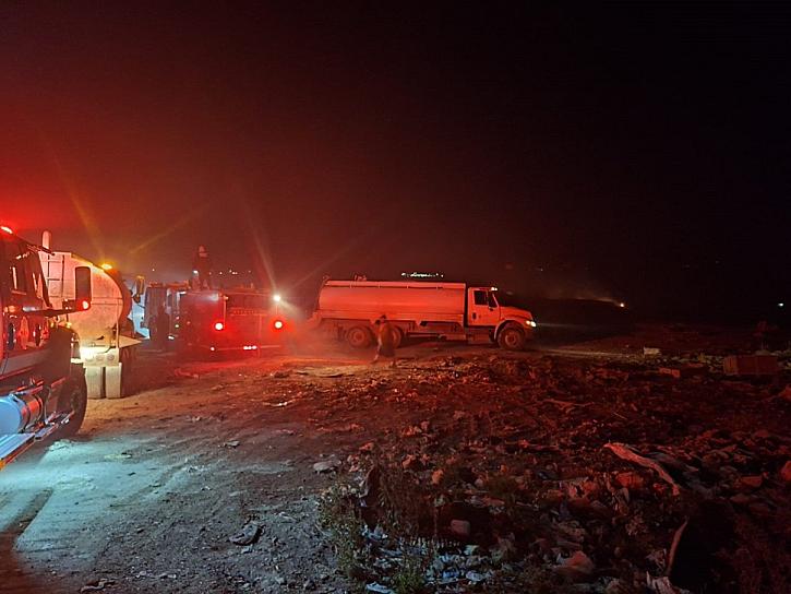 COORDINA RITA QUIÑONES SOFOCAMIENTO DE INCENDIO EN BASURERO