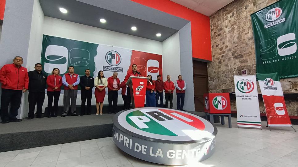 Critica PRI Zacatecas mitin en el Zócalo 
