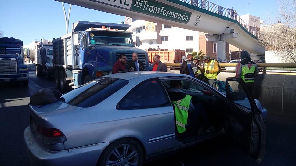CTEMISTAS BLOQUEAN BULEVAR; QUIEN MAYOR ASIGNACIÓN DE OBRAS