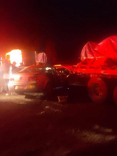 CUATRO LESIONADAS, EN ACCIDENTE VIAL EN CARRETERA FEDERAL 45 