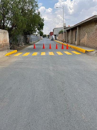 PAVIMENTAN 28 CALLES EN COLONIAS DE GUADALUPE