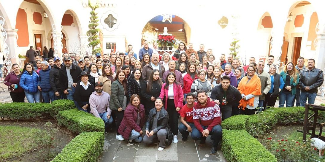 DA ALCALDE DE JEREZ MENSAJE NAVIDEÑO A BURÓCRATAS