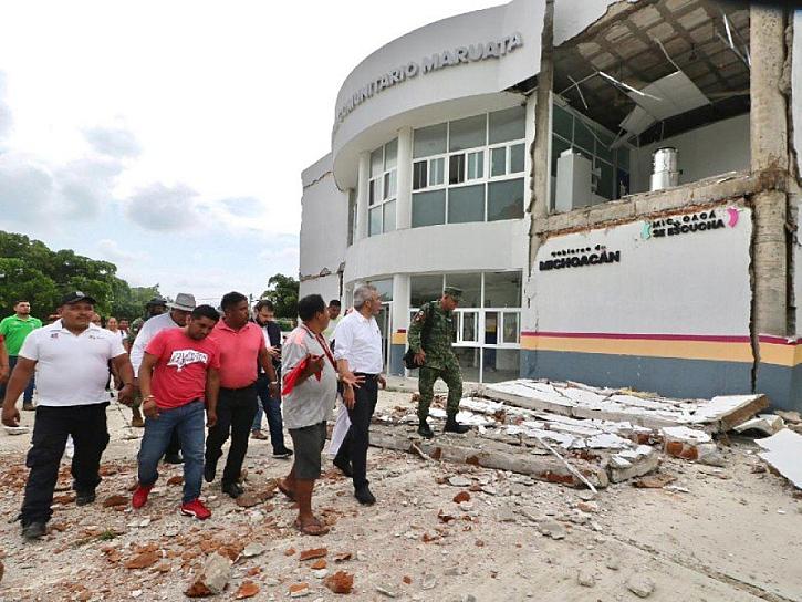 DAÑA SISMO MÁS DE 3 MIL CASAS EN MICHOACÁN 