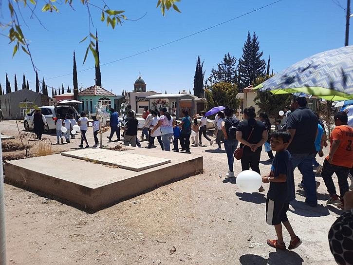 DAN ÚLTIMO ADIÓS A MILAGROS, LA MENOR QUE MURIÓ POR VIOLENCIA FÍSICA Y SEXUAL EN FRESNILLO 