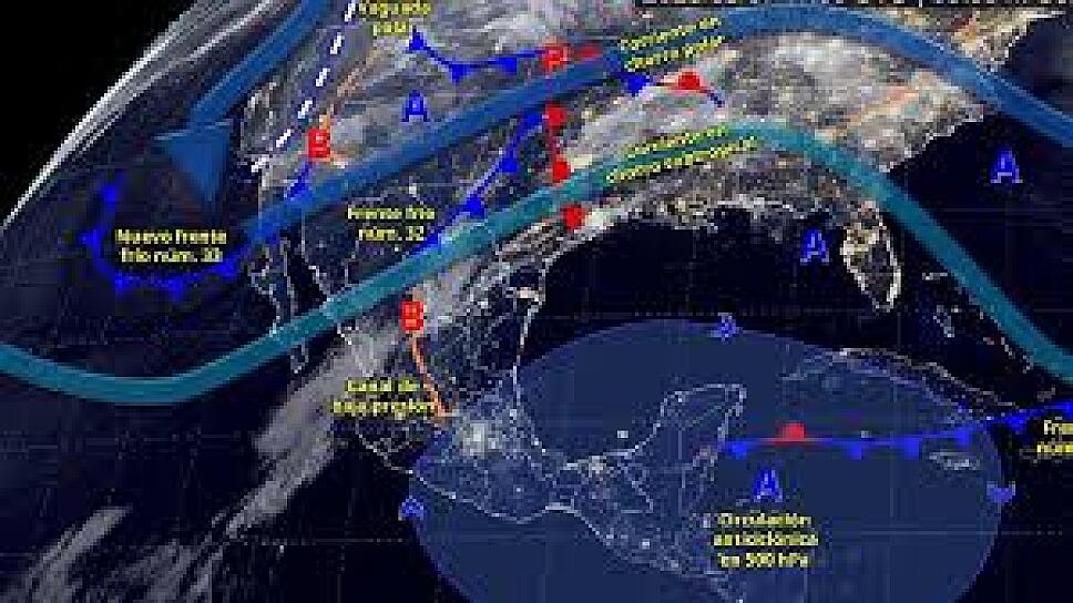 PROVOCA MASA DE AIRE ÁRTICA INTENSIFICACIÓN DEL VIENTO EN MÉXICO