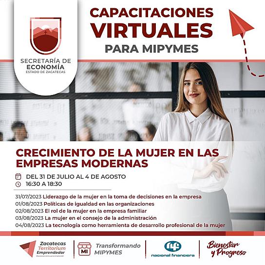 DARÁN CAPACITACIONES VIRTUALES A MIPYMES 