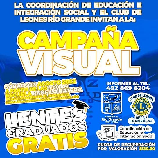 DARÁN LENTES GRATUITOS EN RÍO GRANDE