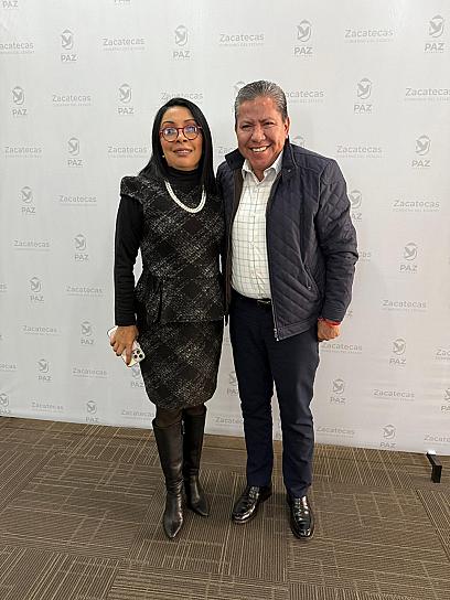David Monreal y subsecretaria de Prevención del Gobierno de México unen esfuerzos en torno a la Agenda de Paz 