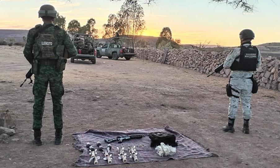 DECOMISAN ARMAMENTO EN VILLANUEVA