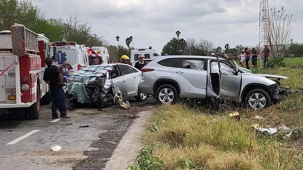 DEJA 6 MUERTOS CHOQUE EN CARRETERA DE TAMAULIPAS 