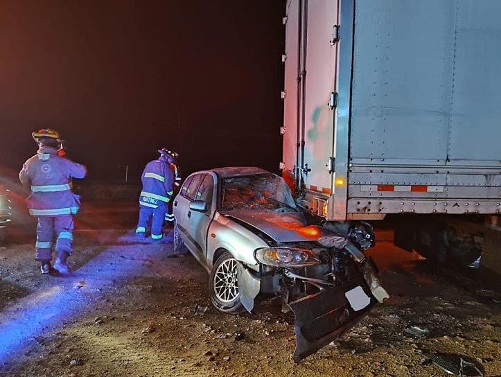 DEJA ACCIDENTE DOS PERSONAS SIN VIDA