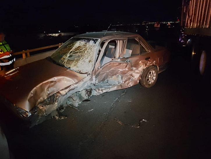 DEJA ACCIDENTE UN LESIONADO Y CUANTIOSOS DAÑOS