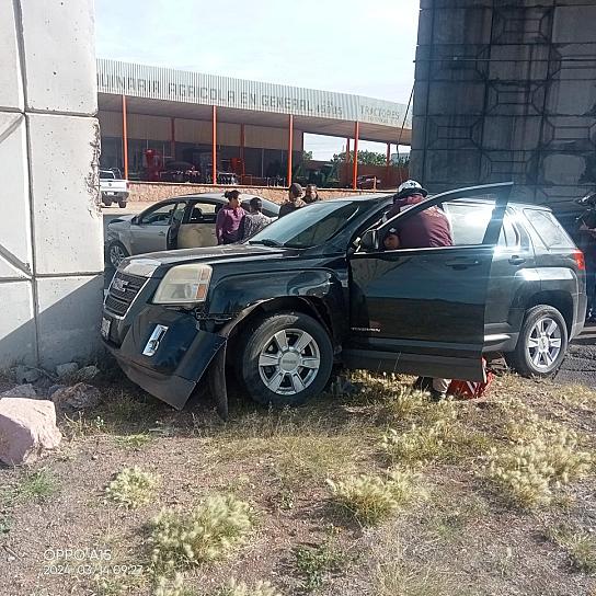 DEJA ACCIDENTE VEHICULAR UNA MUJER LESIONADA