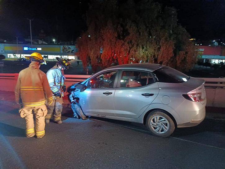 DEJA ACCIDENTE VIAL UN LESIONADO