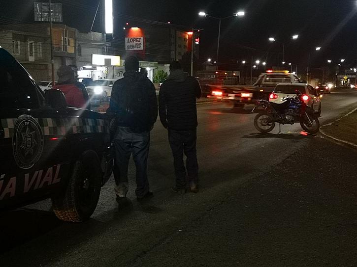 DEJA ACCIDENTE VIAL UN MOTOCICLISTA LESIONADO 