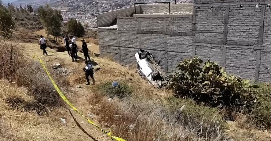 APARATOSO ACCIDENTE DEJA DOS PERSONAS LESIONADAS 