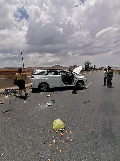DEJA FATAL VOLCADURA UN MUERTO Y SIETE LESIONADOS 
