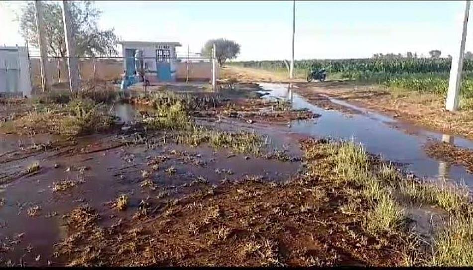 DEJA APAGÓN Y FUGA A 9 COLONIAS DE FRESNILLO SIN AGUA