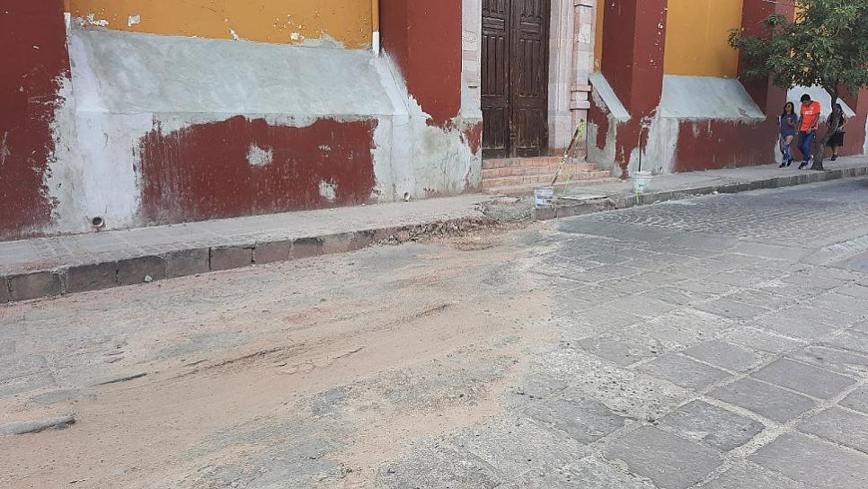 DEJAN OBRA INCONCLUSA EN EL CENTRO DE GUADALUPE