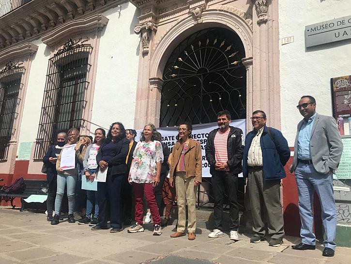 DENUNCIAN A RECTORÍA DE LA UAZ POR DESINTERÉS EN ACCIONES PARA MUJERES 