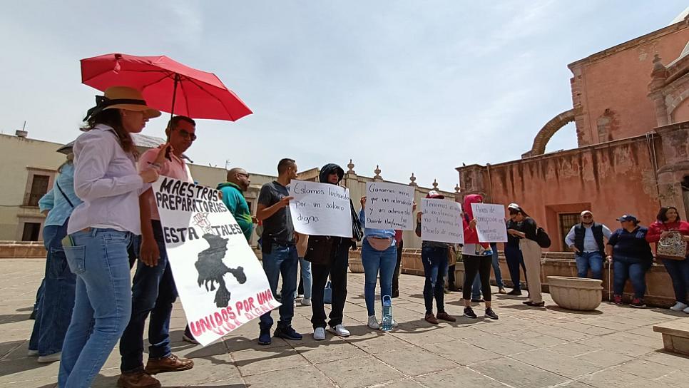 DENUNCIAN REPRESALIAS CONTRA DOCENTES DE PREPARATORIAS ESTATALES EN PARO