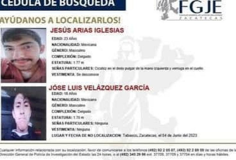 DESAPARECEN CHATARREROS DE EDOMEX SALIERON A TRABAJAR A ZACATECAS 
