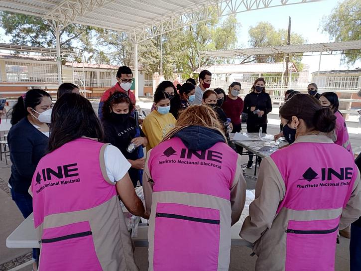 DESARROLLA INE ZACATECAS ACTIVIDADES PARA LA INSTALACIÓN DE CASILLAS